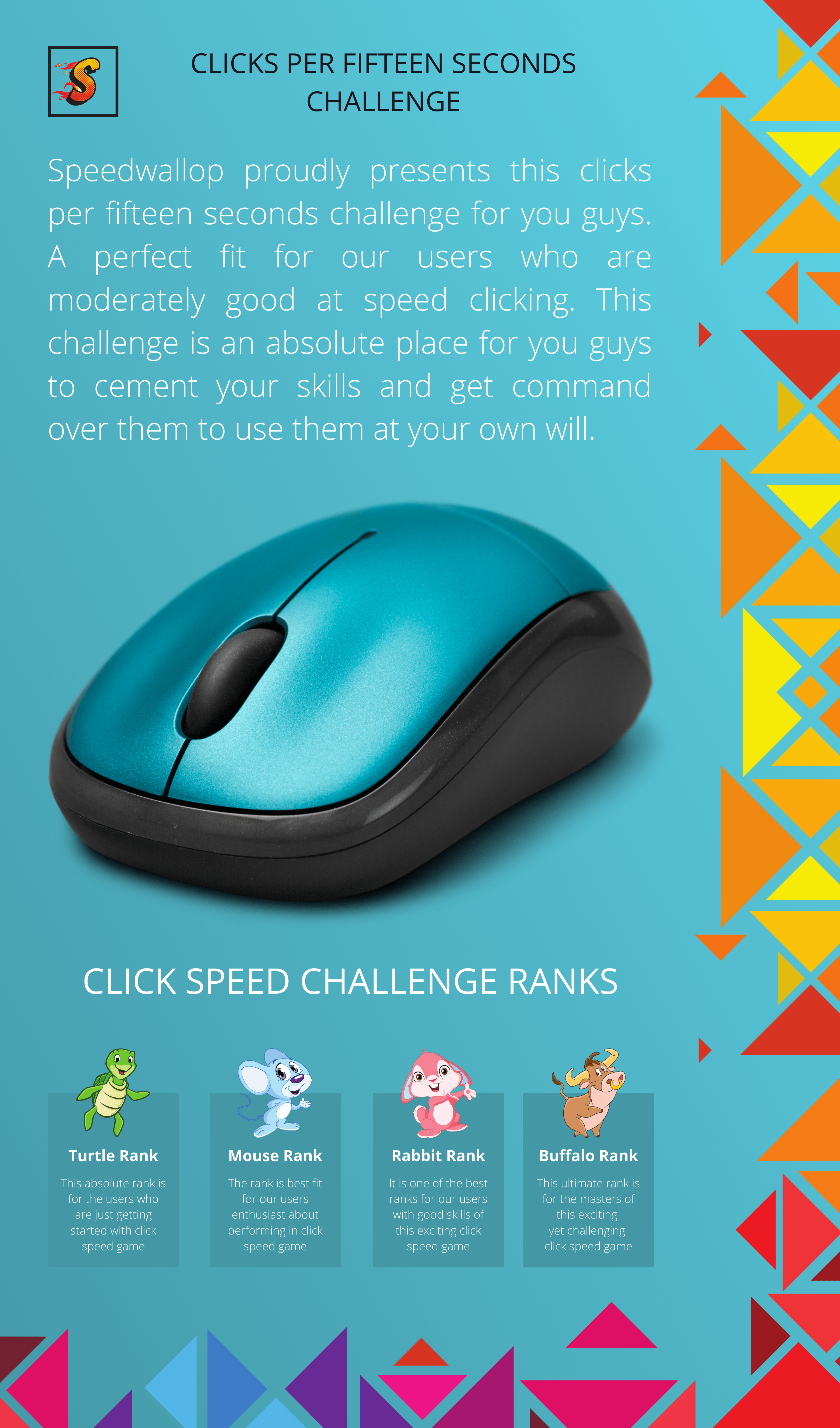 Clicks Per Fifteen Seconds Click Speed Challenge - Joltfly