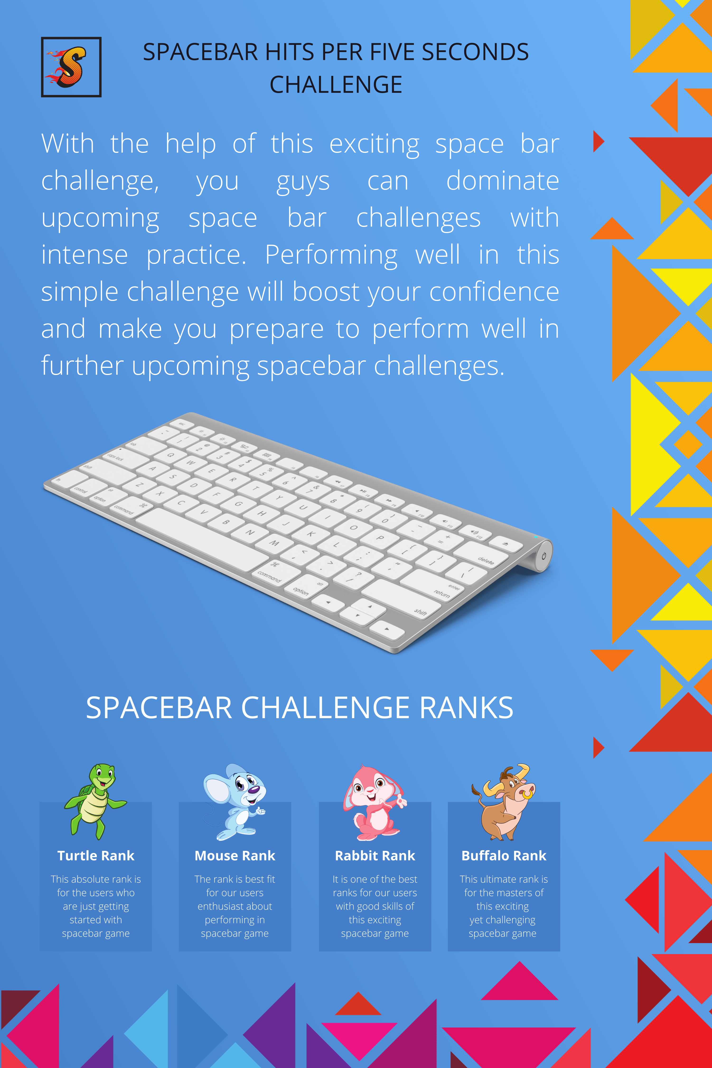 5 Seconds Spacebar Clicking Challenge