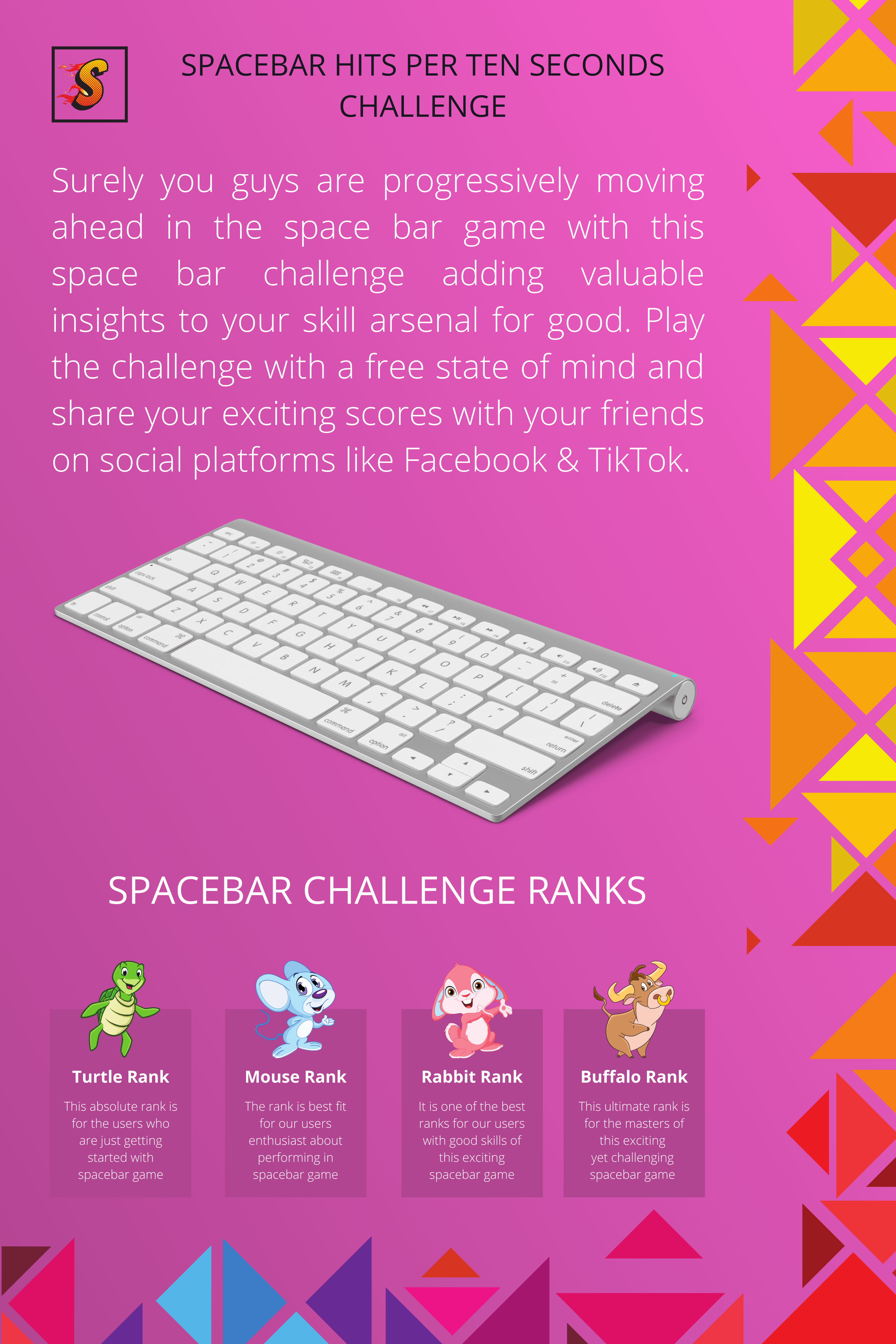 5 Seconds Spacebar Clicking Challenge