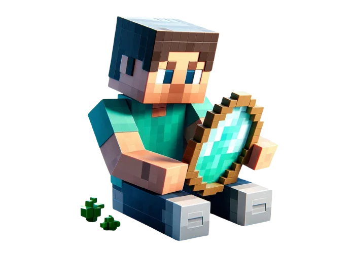 Minecraft Character Holding Circle Block Minecraft Circle Generator
