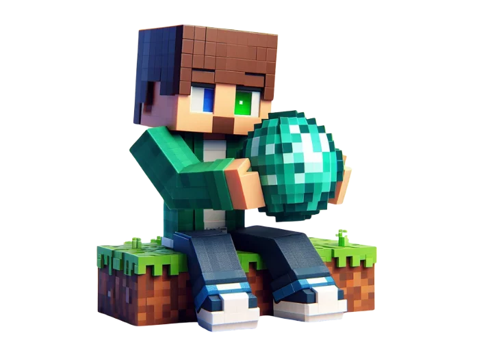 Minecraft Character Holding Sphere Block Minecraft Sphere Generator