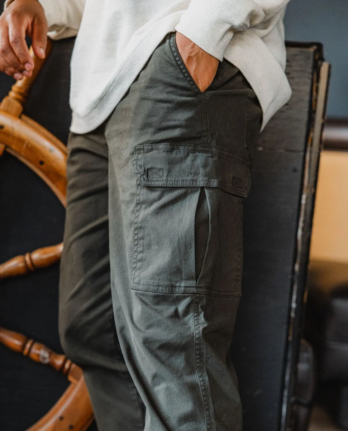 Thick canvas pants suitable for animal shelter volunteering