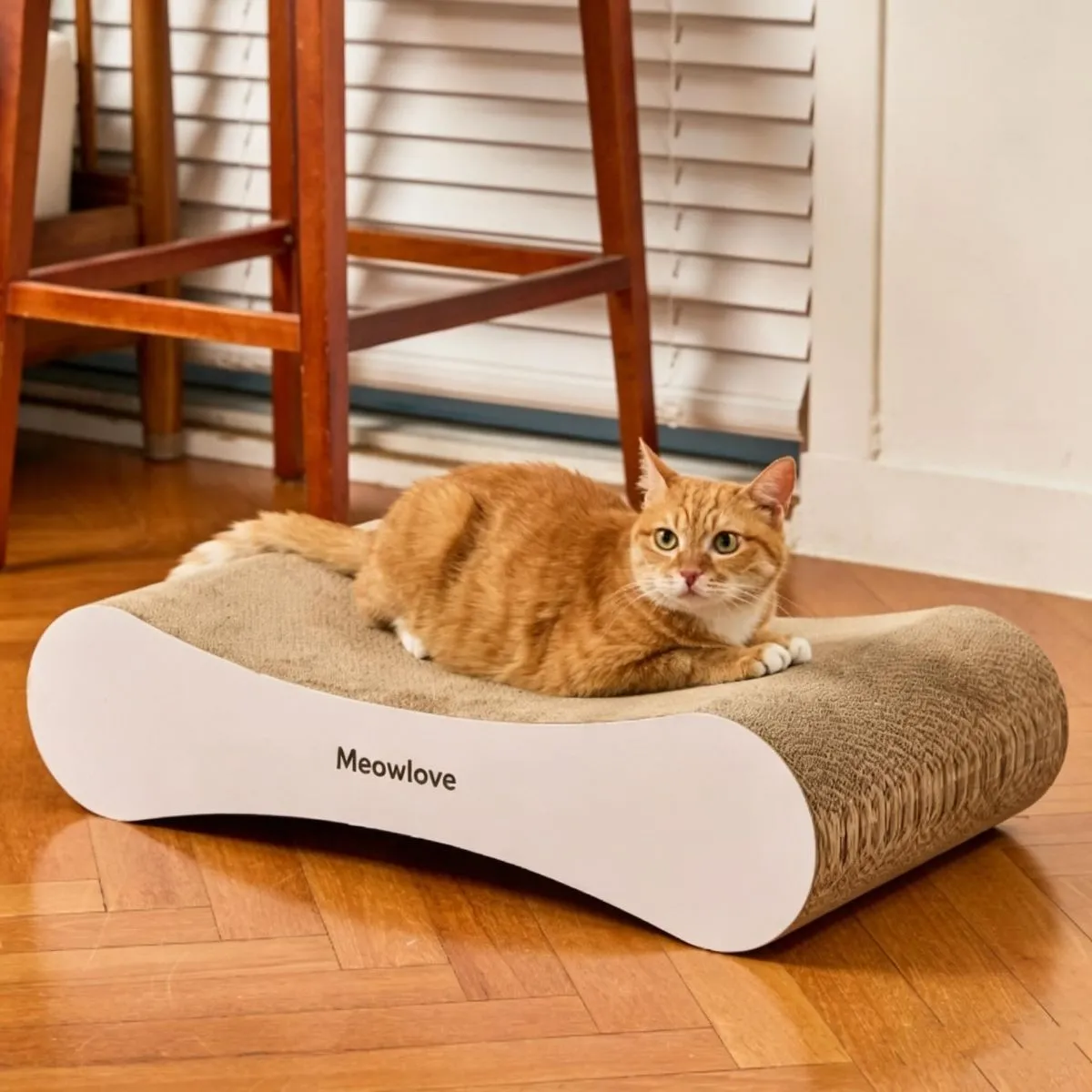 Using A Physical Barrier For Pets A sturdy piece of cardboard used as a safe physical barrier in a home hallway
